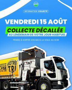 Jours fériés : Attention aux dates de collecte pour la semaine n°15